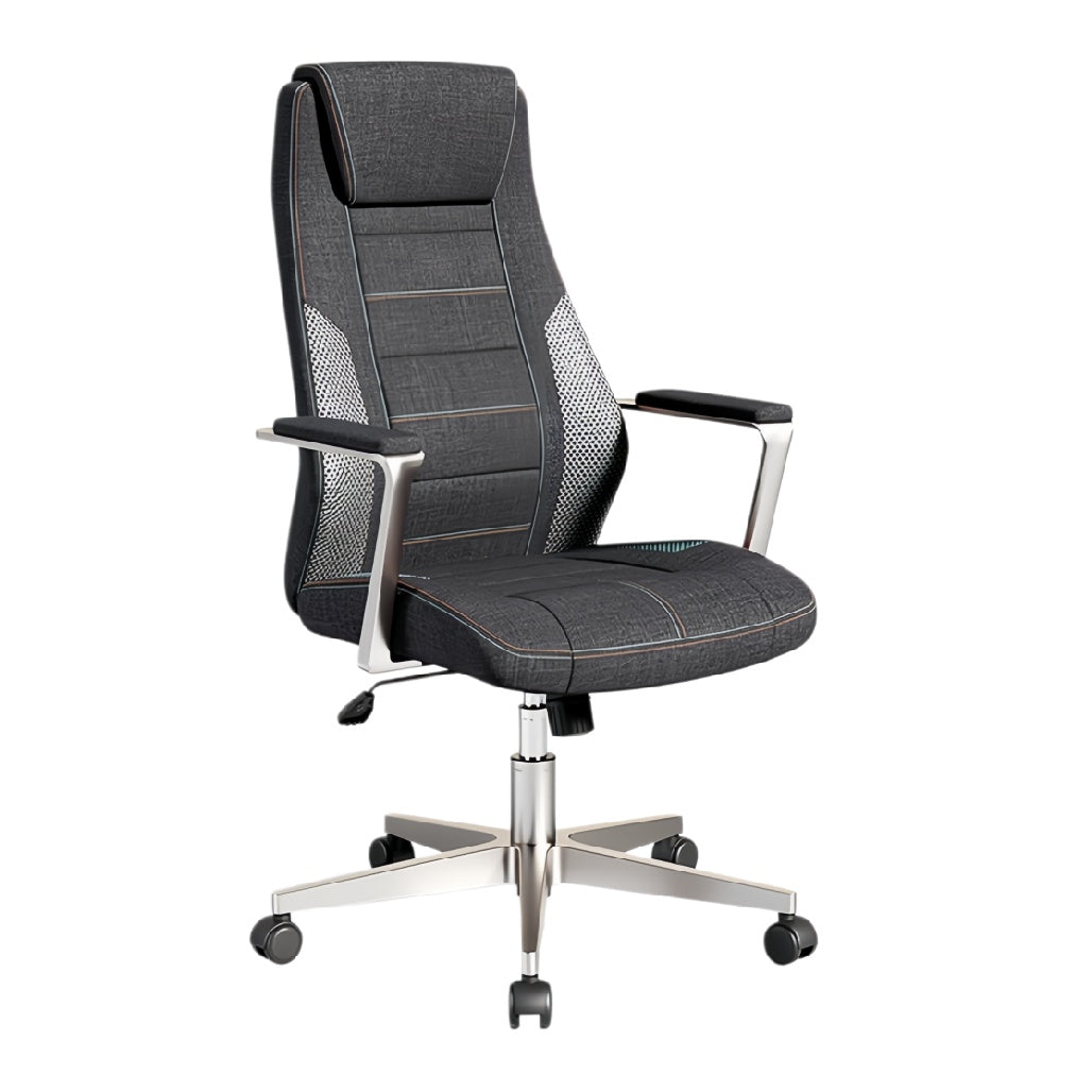 **Ergonomische Bureaustoel met Verstelbare Lendensteun**